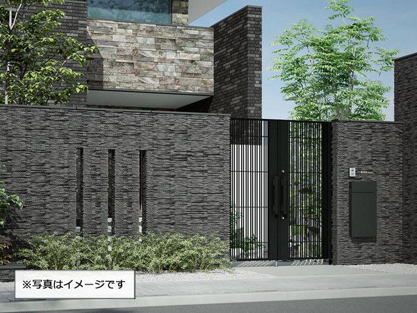 開き門扉AX TC1型・施工イメージ