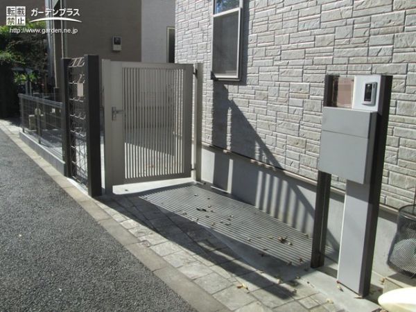 開き門扉AB TR型 縦格子 (門扉) | 外構工事のガーデンプラス 開き門扉AB TR型 縦格子 (門扉) | 外構工事のガーデンプラス
