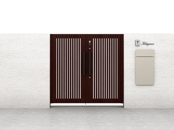 開き門扉AX TS1型(スマートロックシステム「FamiLock」)・商品イメージ