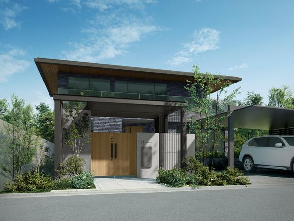 開き門扉AX FS1型・施工イメージ