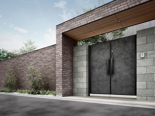 開き門扉AX FT1型・施工イメージ