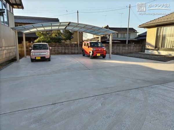 アリュース 3台用 600タイプ (カーポート) | 外構工事の アリュース 3台用 600タイプ (カーポート) | 外構工事の