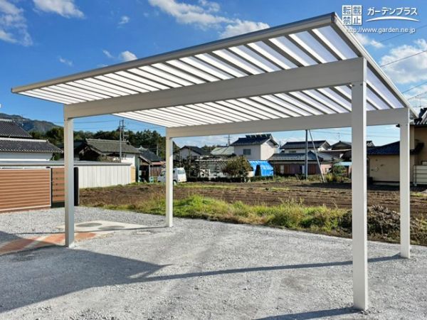エフルージュ 2台用 1500・3000・4500タイプ 積雪50～150cm対応 （カーポート） | 外構工事のガーデンプラス
