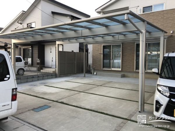 エフルージュ FIRST 3台用 600タイプ (カーポート) | 外構工事 エフルージュ FIRST 3台用 600タイプ (カーポート) | 外構工事