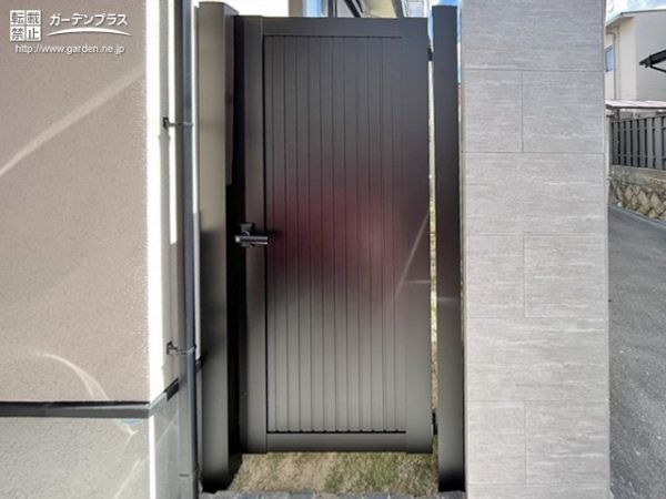 シンプレオ門扉（たて目隠し） 6型 （門扉） | 外構工事の