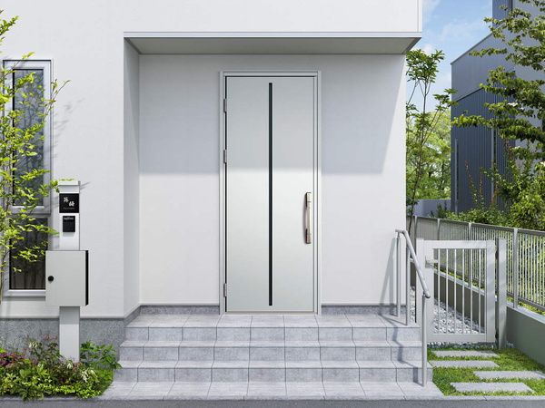 シンプレオ門扉 片開き専用(たて格子) K2型 (門扉) | 外構 シンプレオ門扉 片開き専用(たて格子) K2型 (門扉) | 外構
