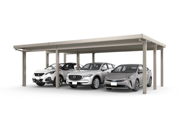 カーポートST 3台用 (カーポート) | 外構工事のガーデンプラス カーポートST 3台用 (カーポート) | 外構工事のガーデンプラス