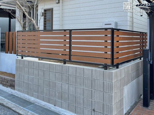 モクアルフェンス 横板タイプ （目隠しフェンス） | 外構工事の