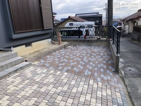 インターロッキング ストレートロッキング・施工事例