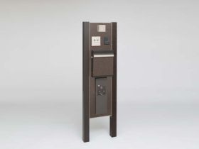 宅配ボックス付き門柱スリムタイプ