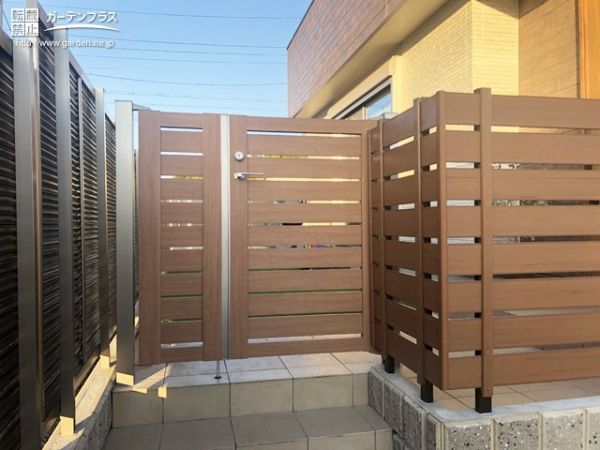 エバーアートウッド門扉II 横型・施工事例