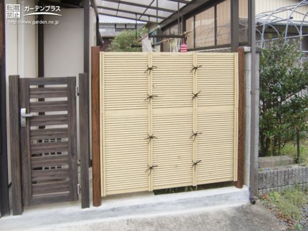 エバーアートウッド門扉II 横型・施工事例