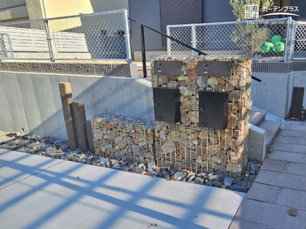 ガビオンストーンウォールユニット・施工事例