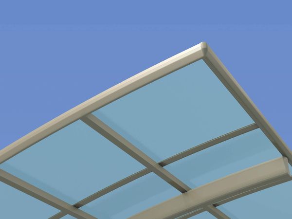 熱線遮断ポリカーボネート板(かすみ調)