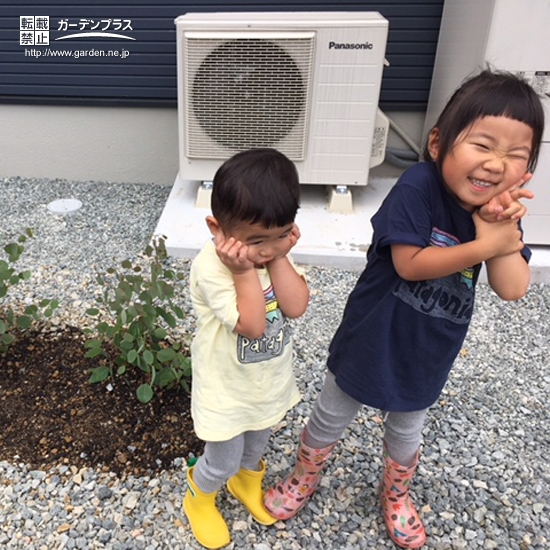 植樹後のお写真