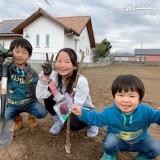 記念樹と記念撮影②