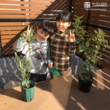 記念樹と記念撮影②