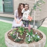 植樹後のお写真