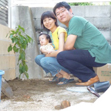 兵庫県芦屋市レモンの植樹風景