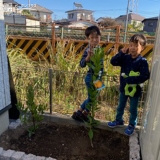 植樹後の記念写真①