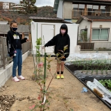 植樹後の記念写真