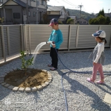 記念樹植樹の様子②