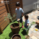 植樹の様子①