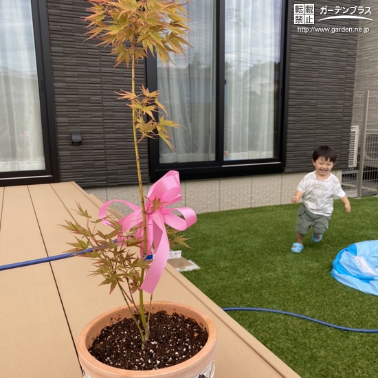 植樹後の記念写真②