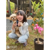記念樹と記念撮影①