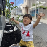 植樹後のジューンベリーと記念撮影②