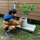 植樹後のレモンと記念撮影②