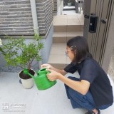 記念樹植樹の様子①