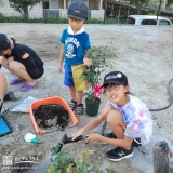 記念樹植樹の様子②