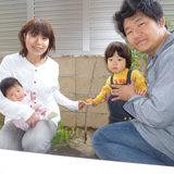 兵庫県芦屋市カキの植樹風景