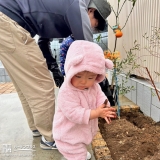 記念樹と記念撮影②