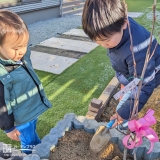 記念樹植樹の様子①