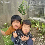記念樹と記念撮影①
