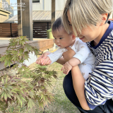 記念樹と記念撮影①