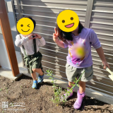 記念樹と記念撮影②