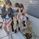 記念樹植樹の様子