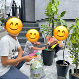 記念樹と記念撮影②