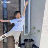 記念樹と記念撮影