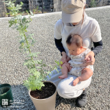 記念樹と記念撮影②