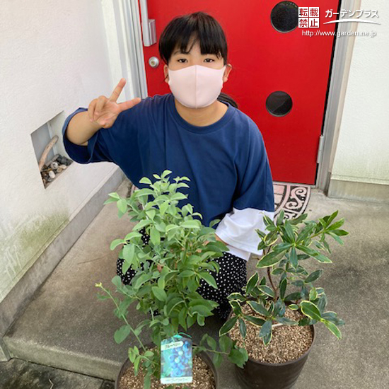 記念樹と記念撮影②