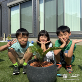 記念樹植樹の様子①
