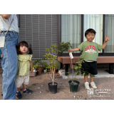 お子様たちと記念樹