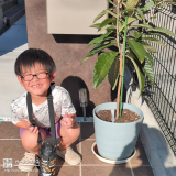 記念樹と記念撮影①