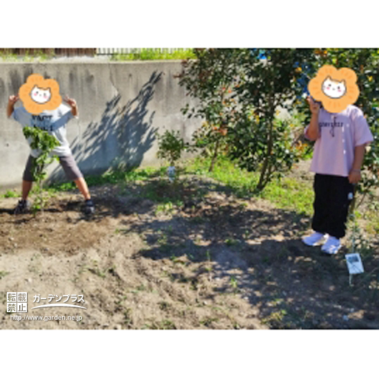記念樹と記念撮影②