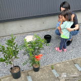 記念樹と記念撮影②