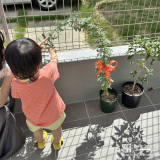 記念樹と記念撮影②
